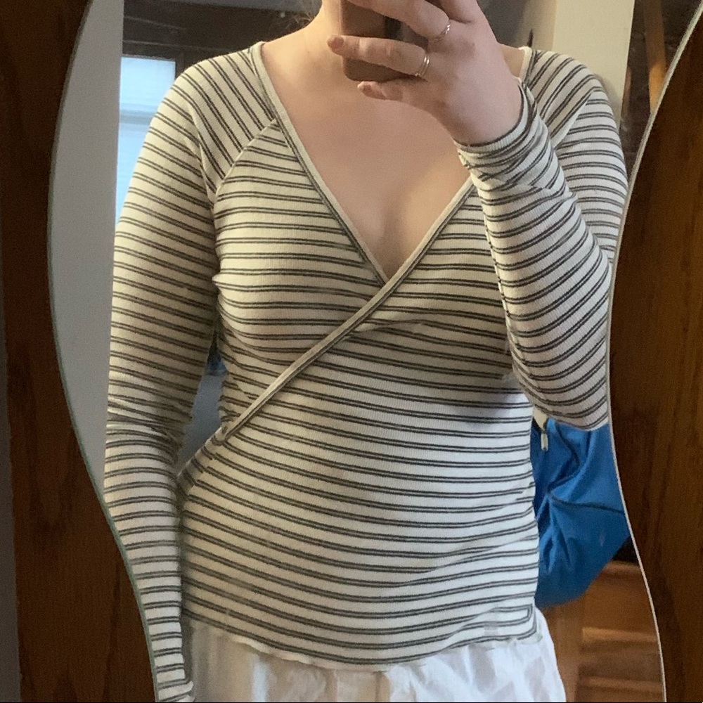 Faux Wrap Top